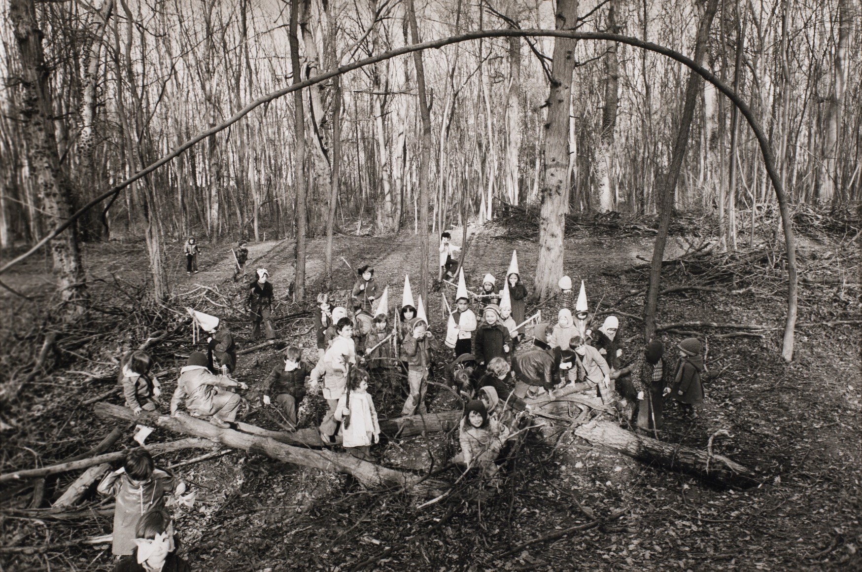 Edouard Boubat (1923-1999)  Environs de Paris, 1978, printed later  Gelatin silver print  12 x 6 inches (paper) 9.5 x 11.75 (image), Black and White Photography