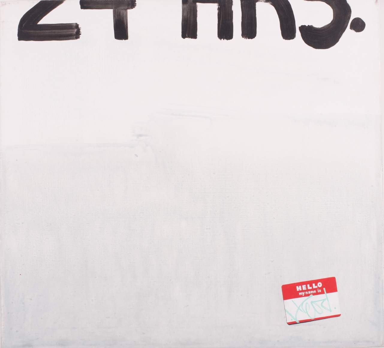 Hannah Cole 24 Hrs., 2013 Acrylic on canvas 22h x 24w in, painting