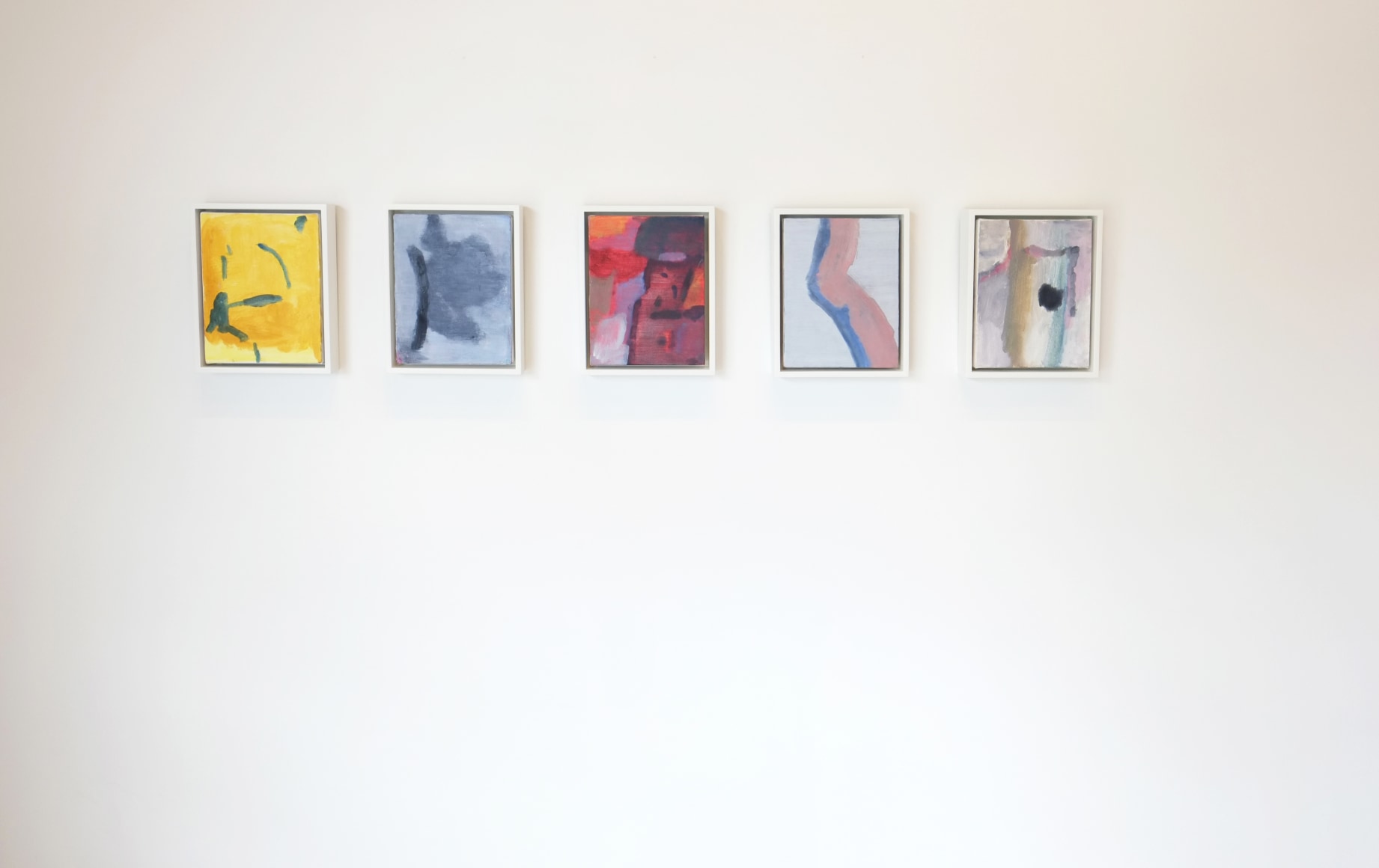 An Hoang: Forest for Trees, afternoon, shadows II, red interior, bend, walking shadows