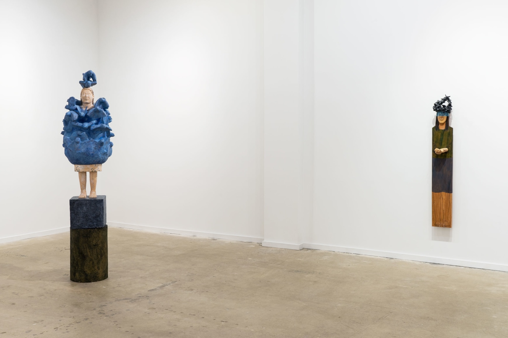 Gallery installation view of Sachiko Akiyama's solo exhibition &quot;Bird by Bird&quot;