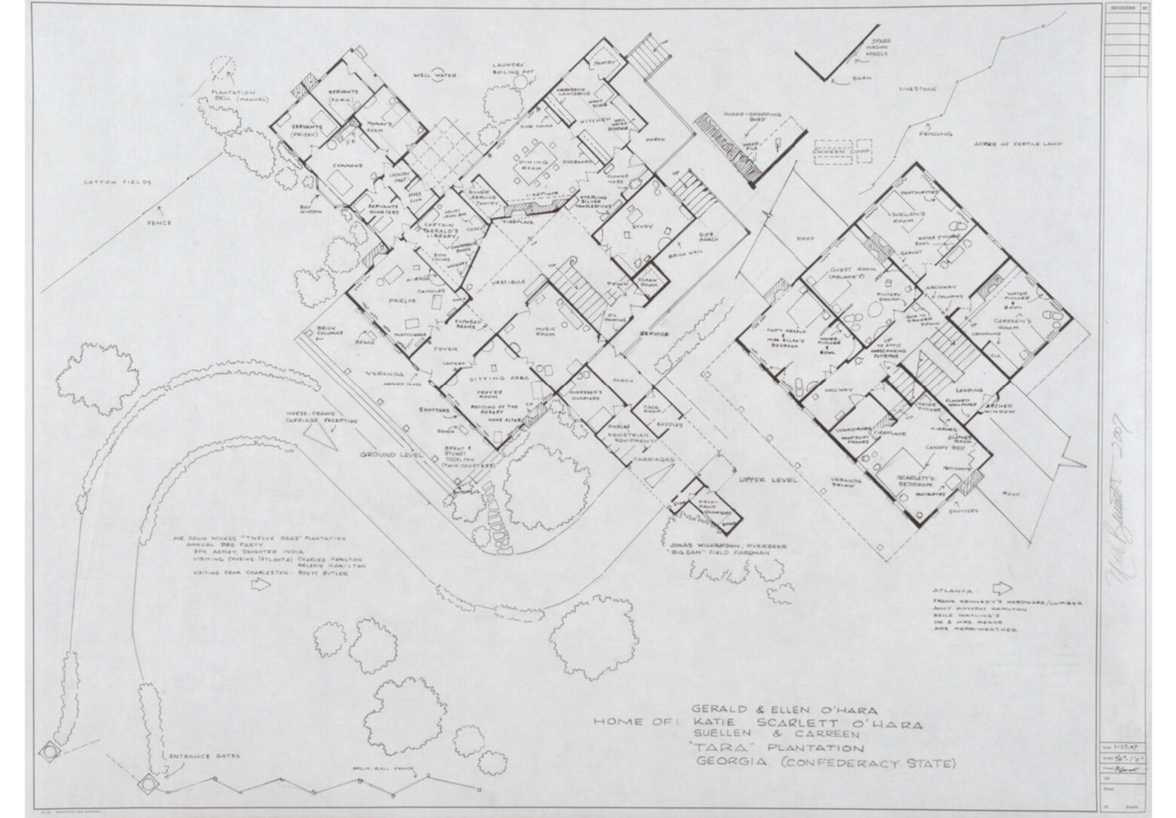 Home of Gerald &amp; Ellen O'Hara, Katie Scarlett O'Hara, Suellen &amp; Carreen (Gone With The Wind) , 2007