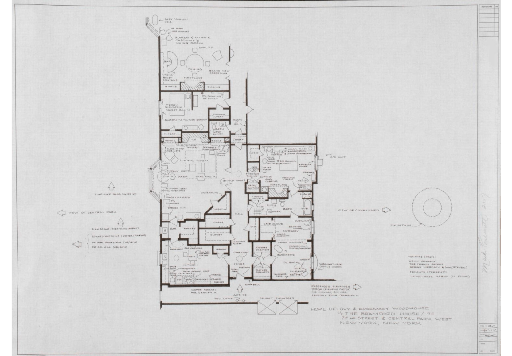 Home of Guy and Rosemary Woodhouse (Rosemary's Baby) , 2007