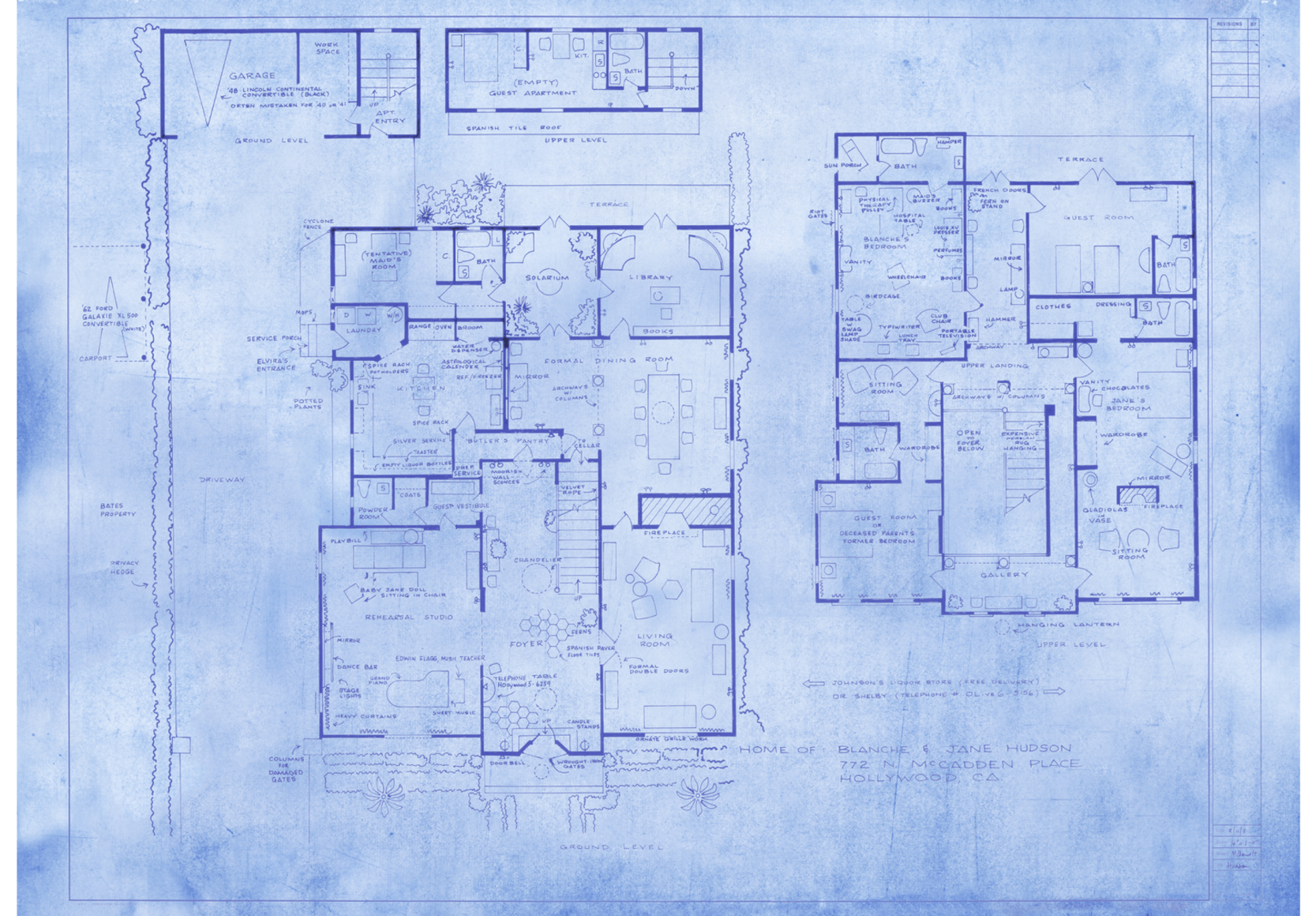 Home of Blanche &amp; Jane Hudson (What Ever Happened to Baby Jane?), 2024