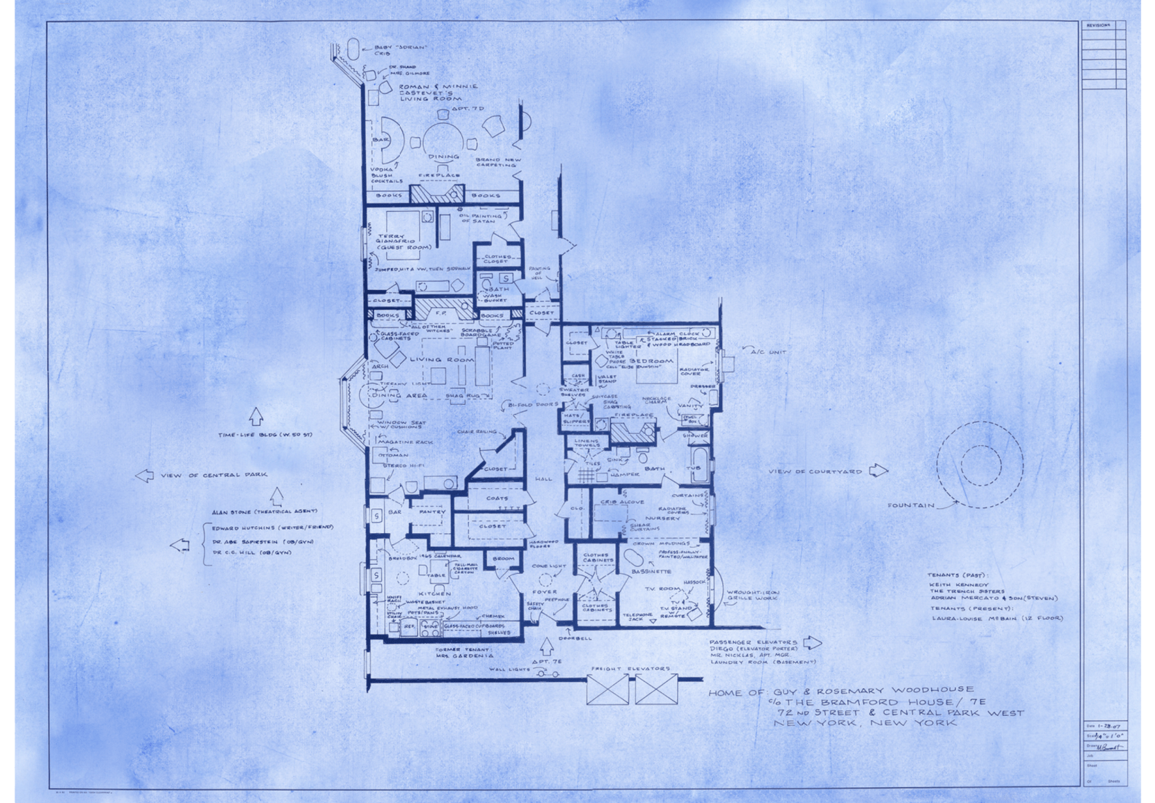Home of Guy &amp; Rosemary Woodhouse (Rosemary's Baby), 2024