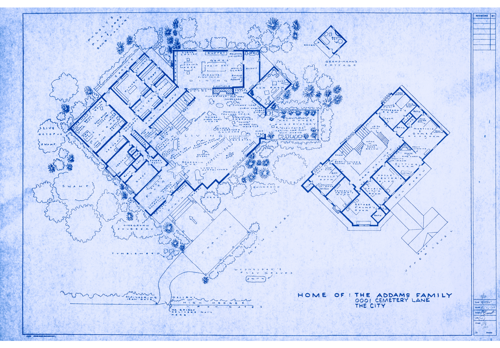 The Home of The Addams Family (The Addams Family), 1995
