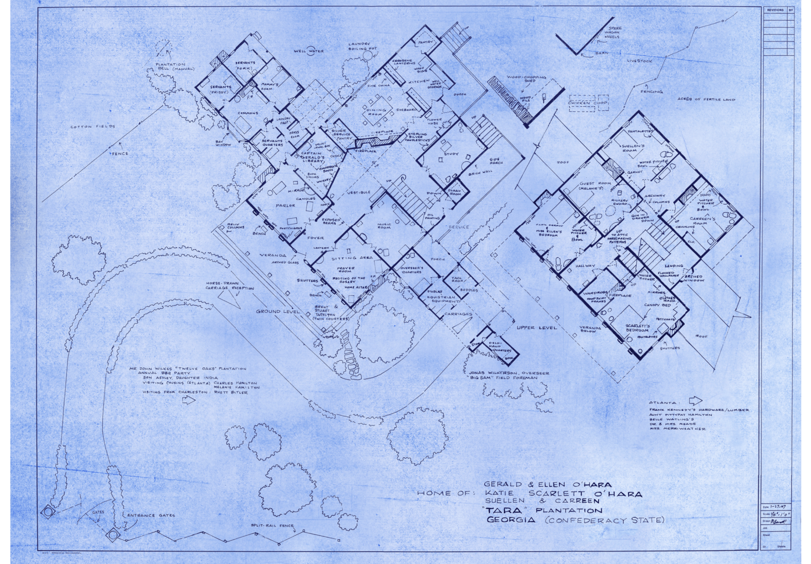 Home of Gerald &amp; Ellen O'Hara, Katie Scarlett O'Hara, Suellen &amp; Carden, Tara Plantation (Gone With The Wind), 2024