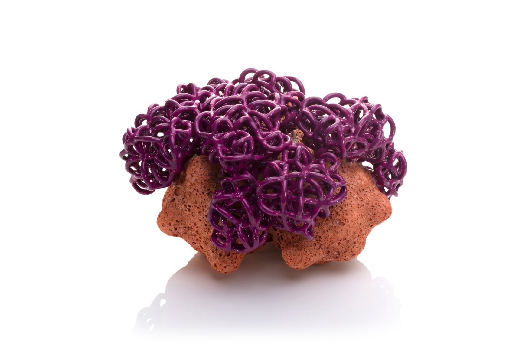 Tessa Eastman Cloud Landscape Orange Hot Pink, 2017