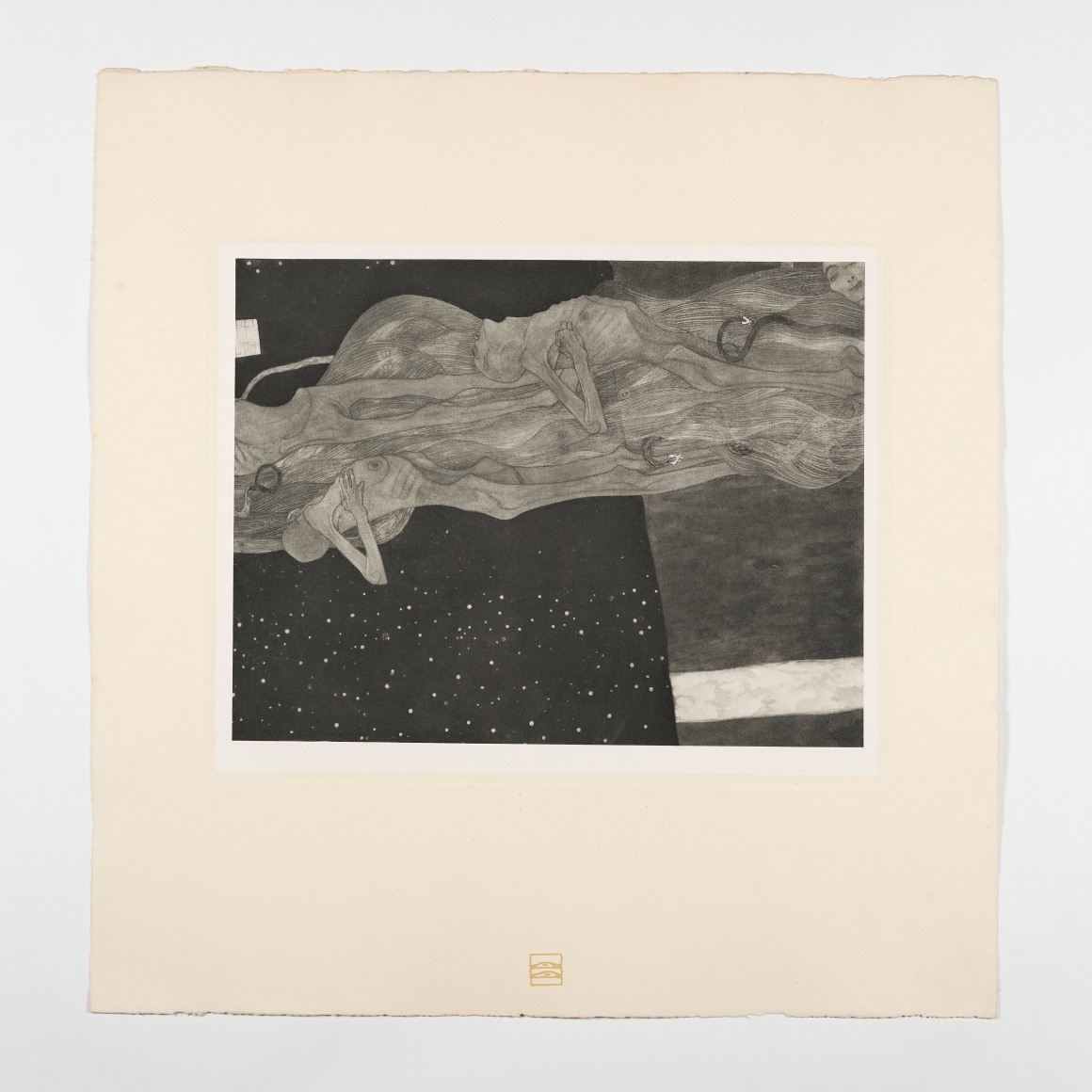 Gustav Klimt, The Train of the Dead [Das Werk], 1914