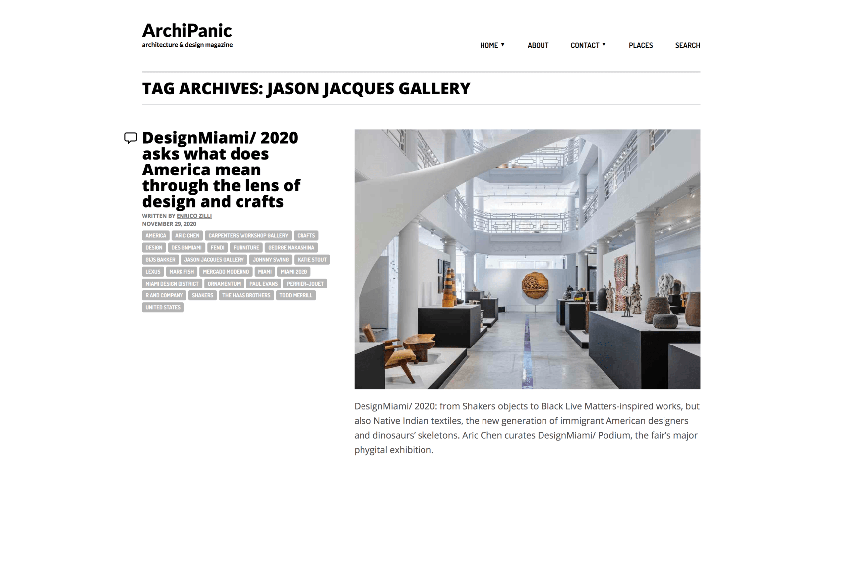 DesignMiami/ 2020 asks what does America mean through the lens of design and craft.