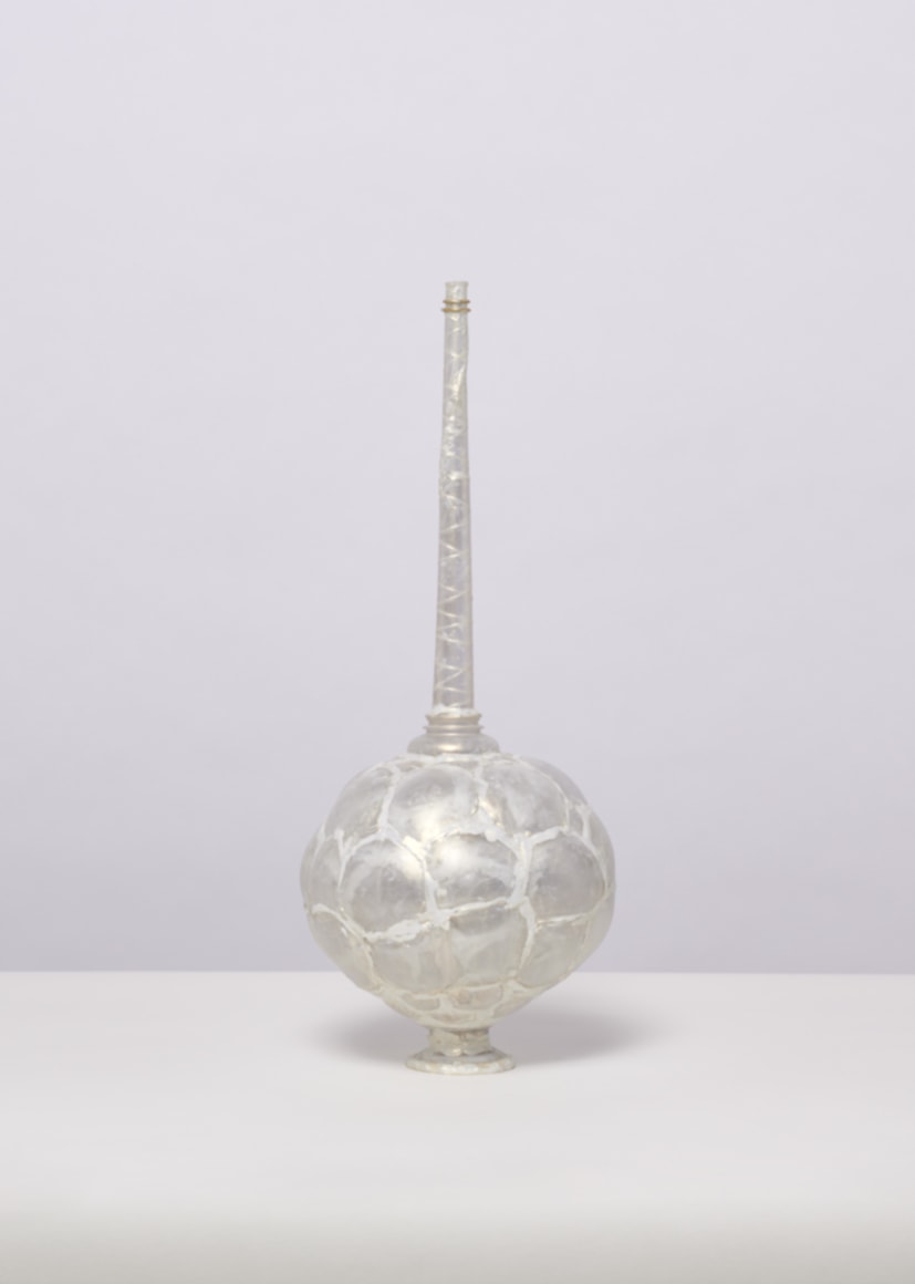 Shari Mendelson (Contemporary), Round Vessel with Long Neck Gold, 2017