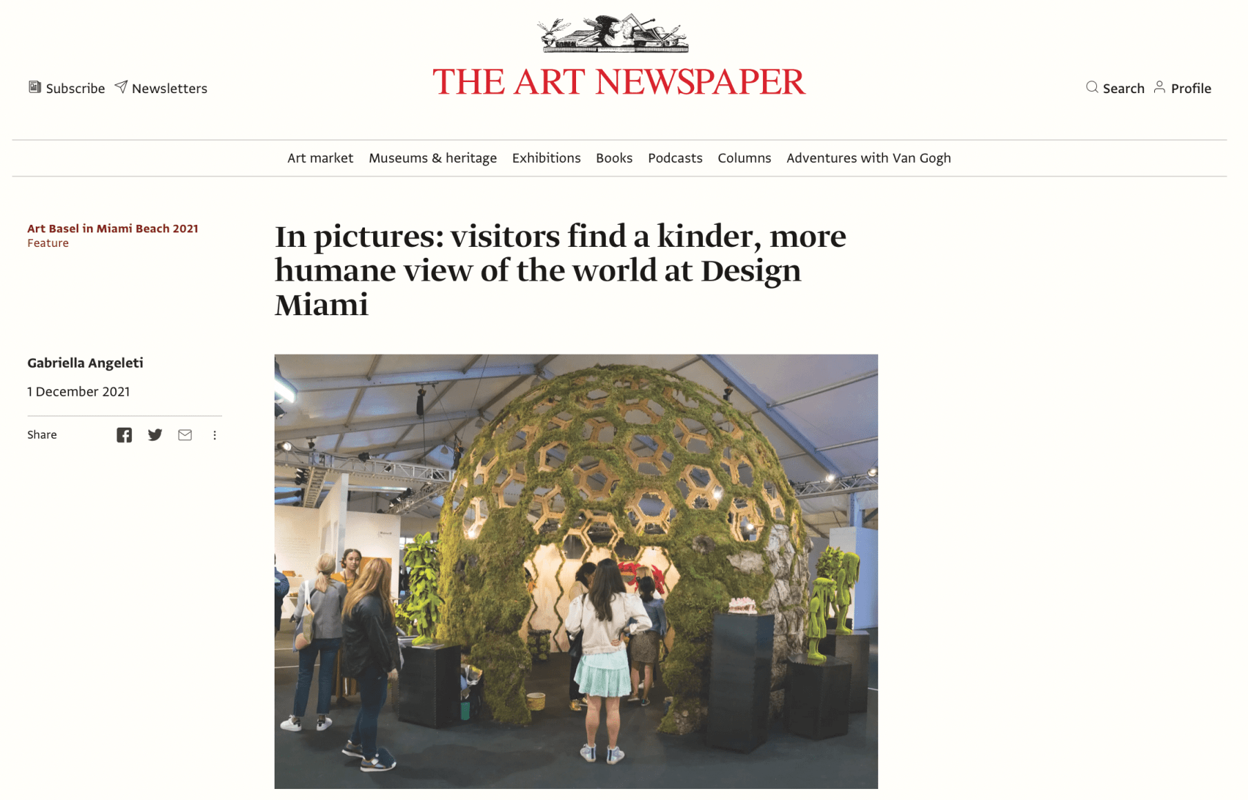 In pictures: visitors find a kinder, more humane view of the world at Design Miami