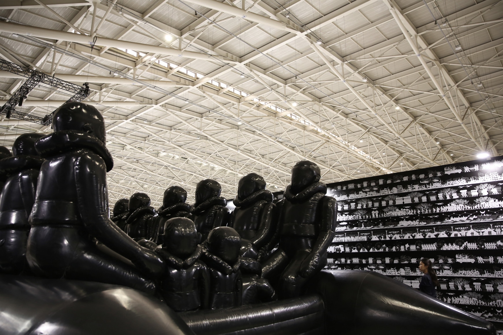 Law of the Journey&nbsp;and Odyssey, installation view, Taipei Dangdai, January 2020. Courtesy of Taipei Dangdai.