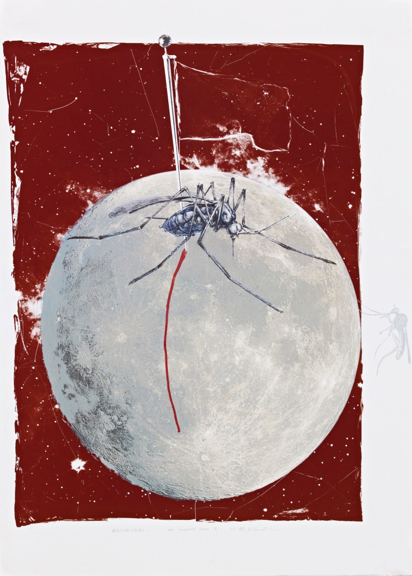 Who Conquered There 磷,手工纸,丝网印刷, 2010