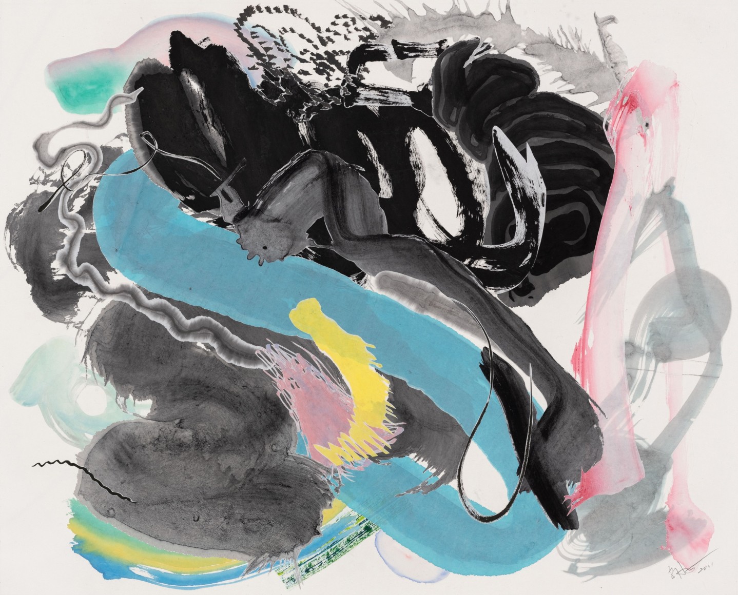 Wu Jian'an 邬建安 (b.1980), 500 Brushstrokes #71 五百笔 #71, 2021