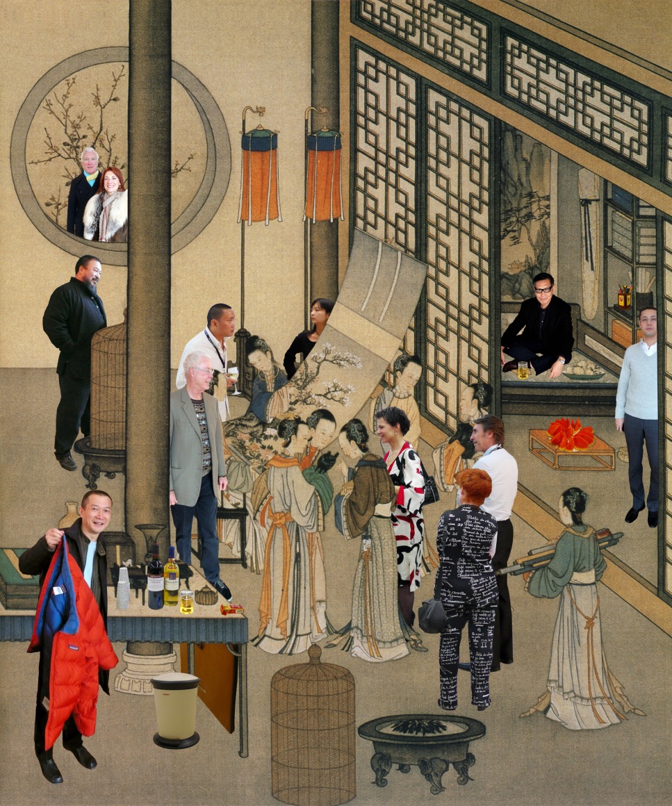 Outing Under the Moon 月曼清游图