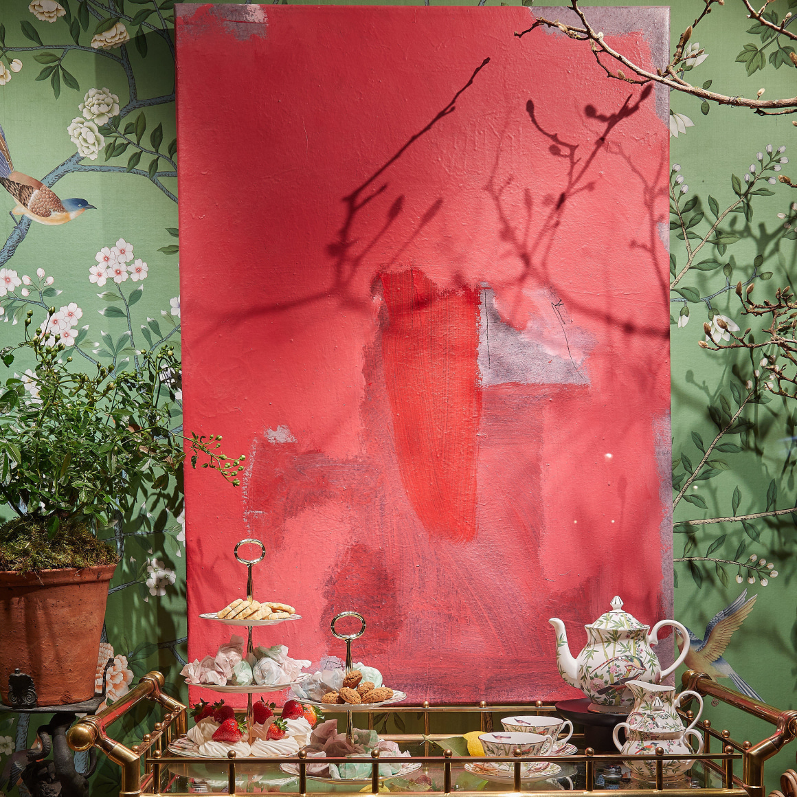 Collaboration with De Gournay and Longleat featuring Willie Cole