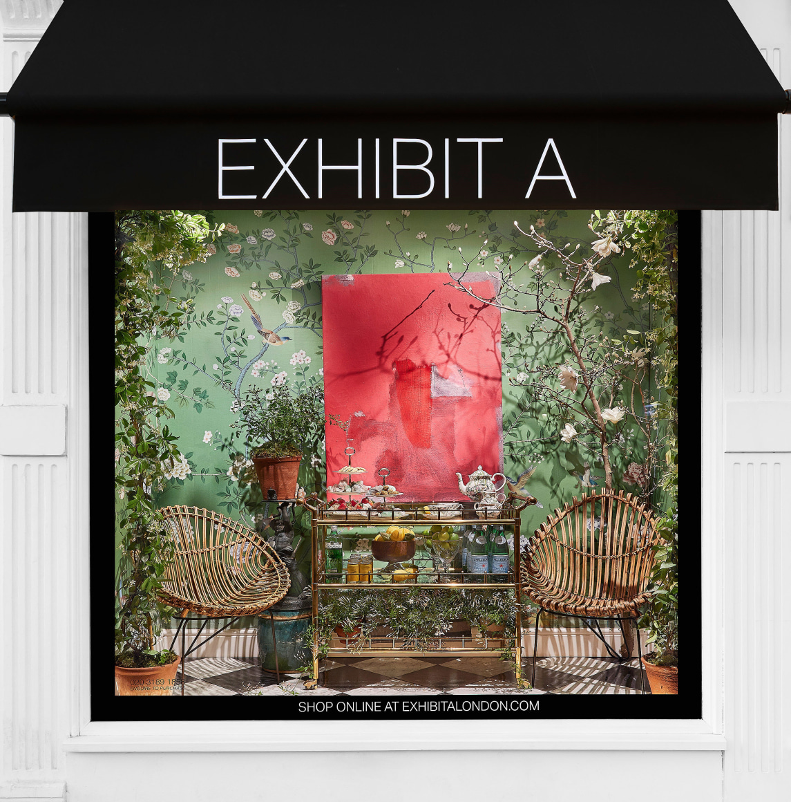 Collaboration with de Gournay and Longleat featuring Willie Cole