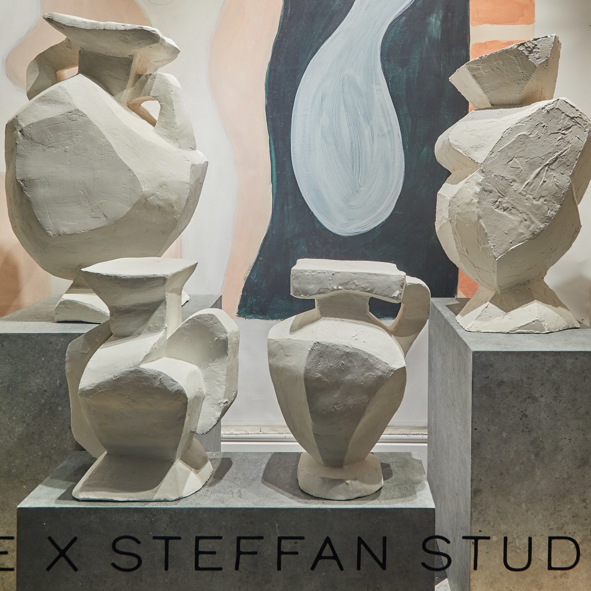 Vases 3, 5, 4, &amp; 2 (left to right) by Florian Tomballe + Steffan Studio