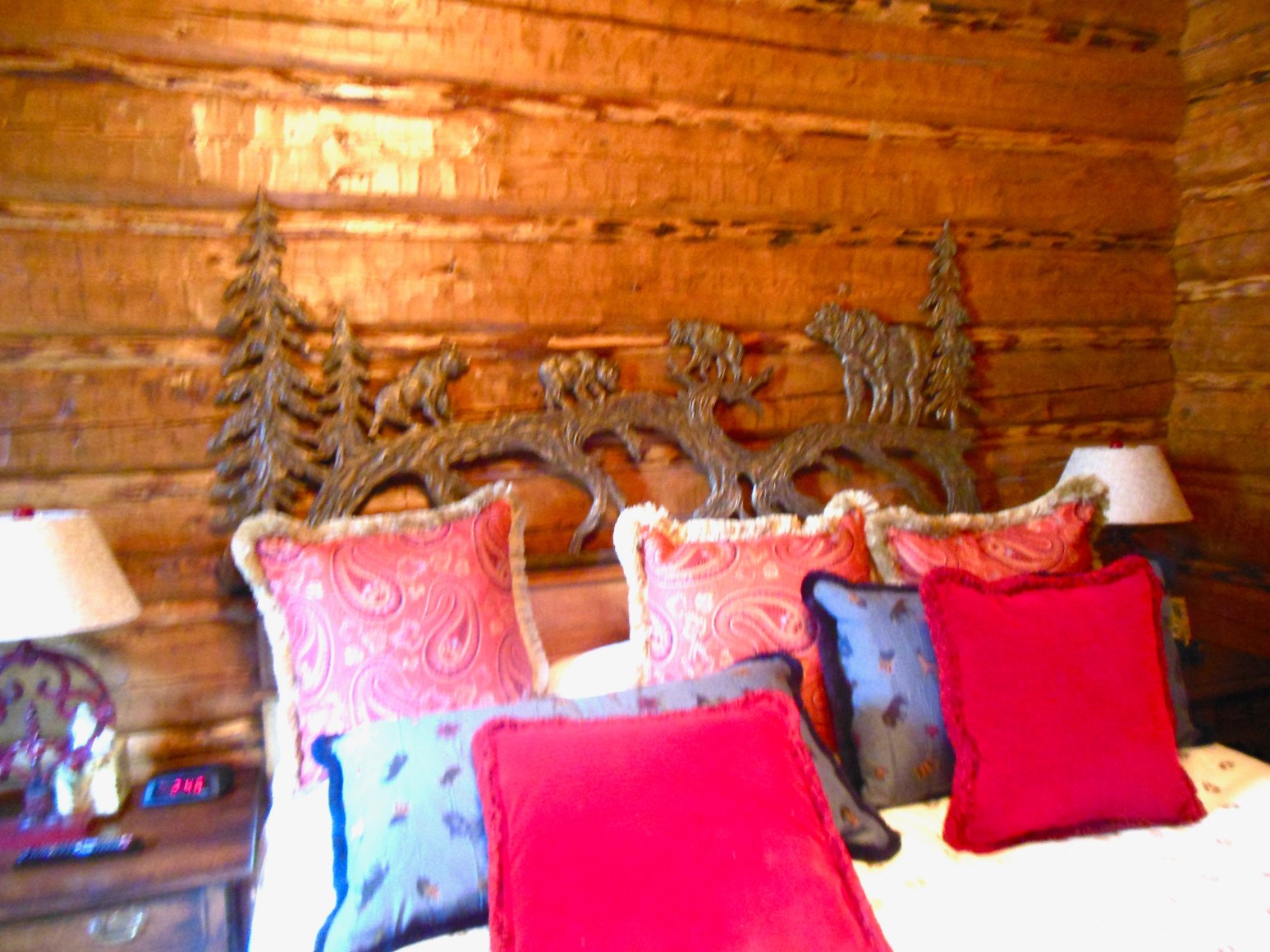 Grizzly Bear Headboard