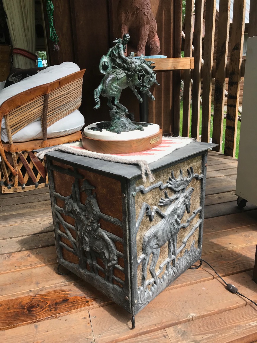Moose &amp; Cowboy End Table