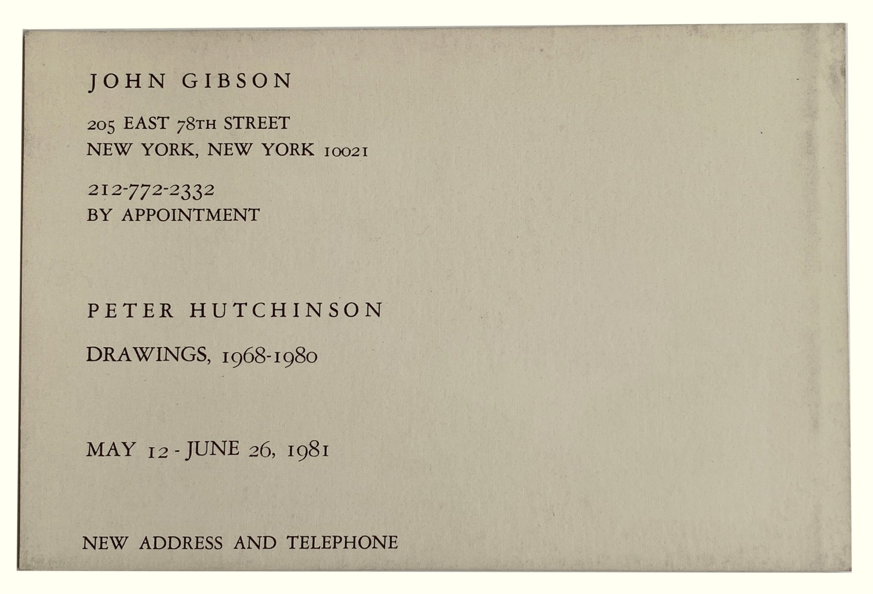 Peter Hutchinson Shop Alternate Projects