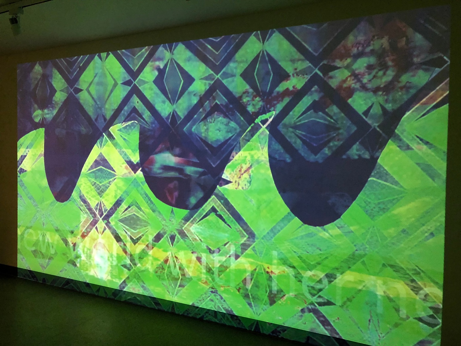 Green stormy waves at sea