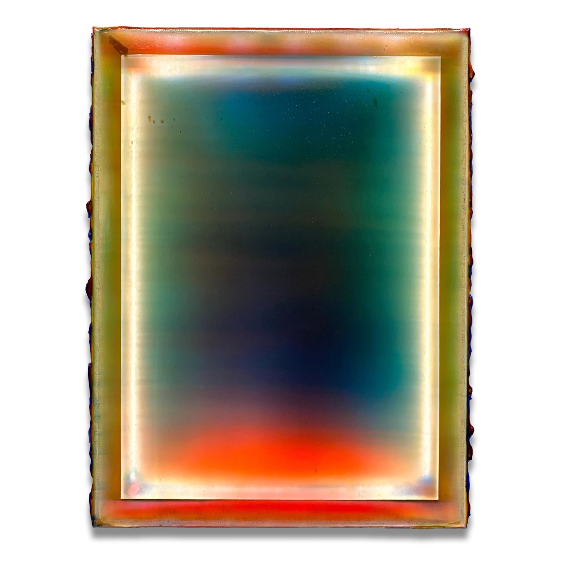 Ryan Crotty, Add New Layer, 2020, acrylic, gloss gel, and modeling paste on