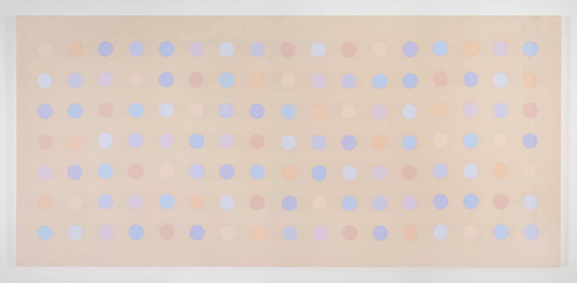 Grid #20,&nbsp;1970  Acrylic on canvas  90 x 195&nbsp;inches