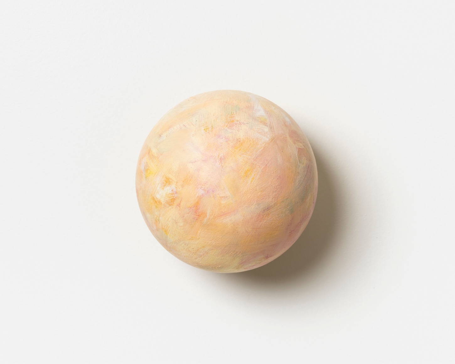 Untitled (Ball), 2023 Oil on steel 6 in. in diameter