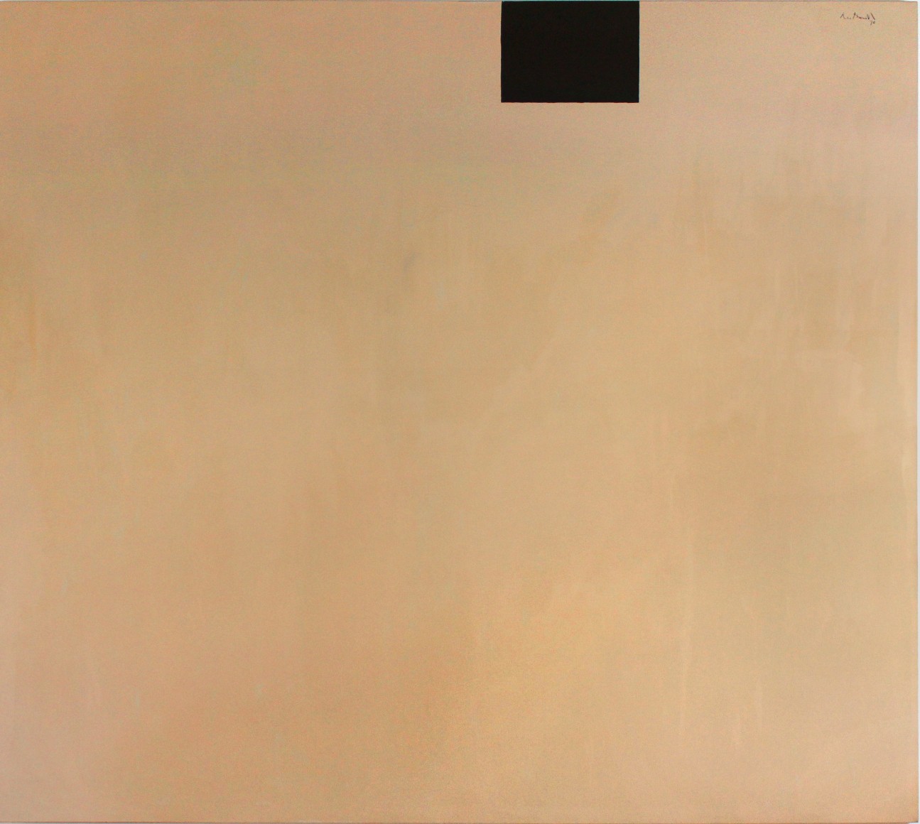 Open No. 161: In Beige with Black, 1970, Acrylic on canvas
