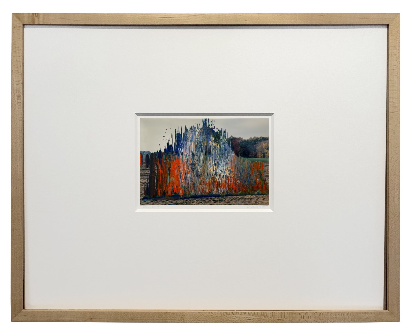 25.7.94, 1994 Oil on photograph