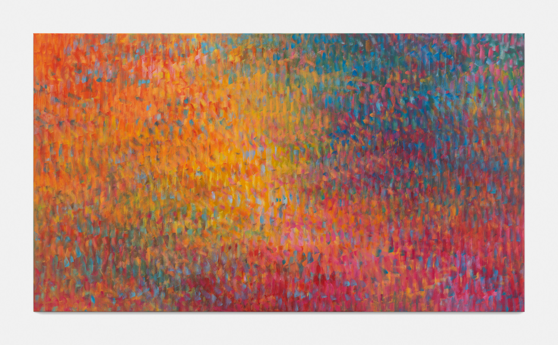 Untitled (Fugue), 2023 Oil and cold wax on canvas 44½ x 78½ in.