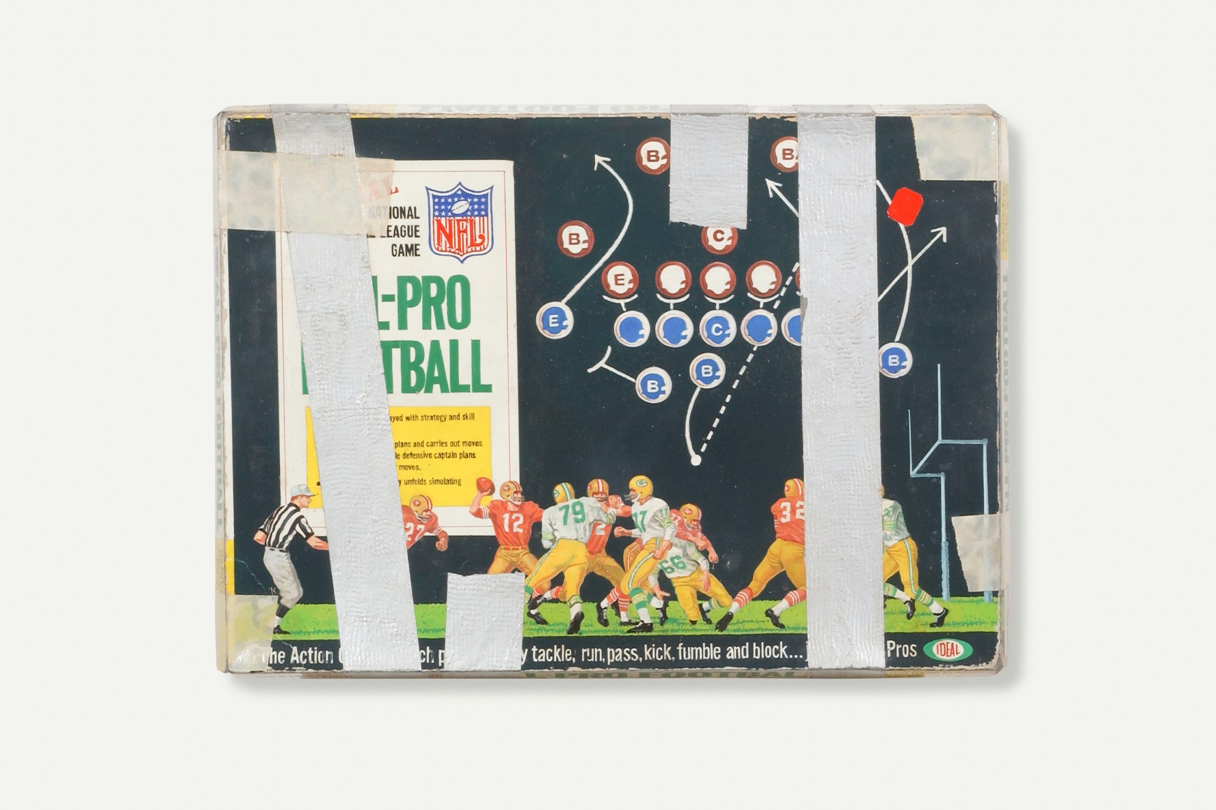 Circa 1967 (Football), 2008, Oil and enamel on copper