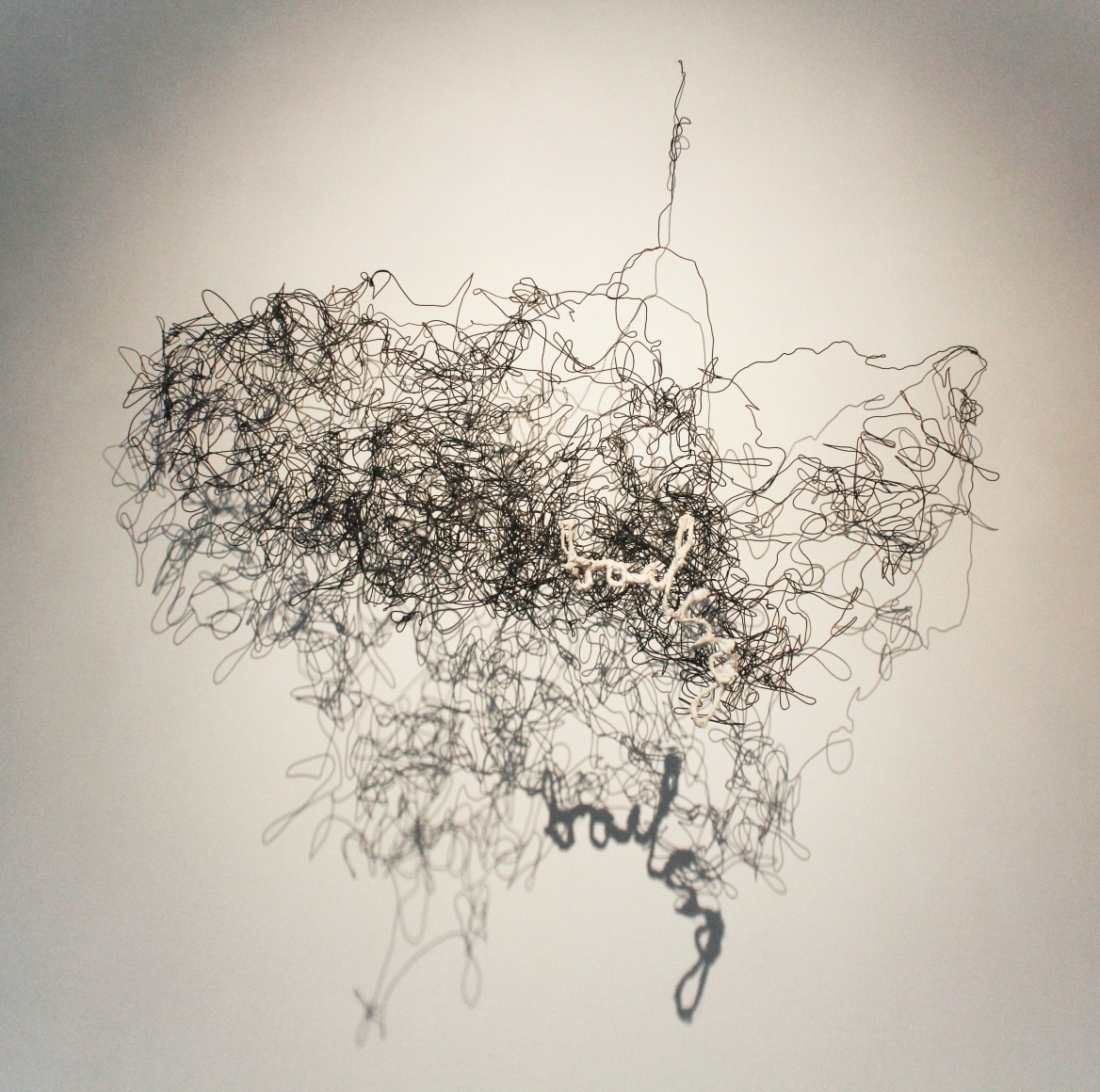Boiling, 2005  Fabric and Wire  42 x 56 inches