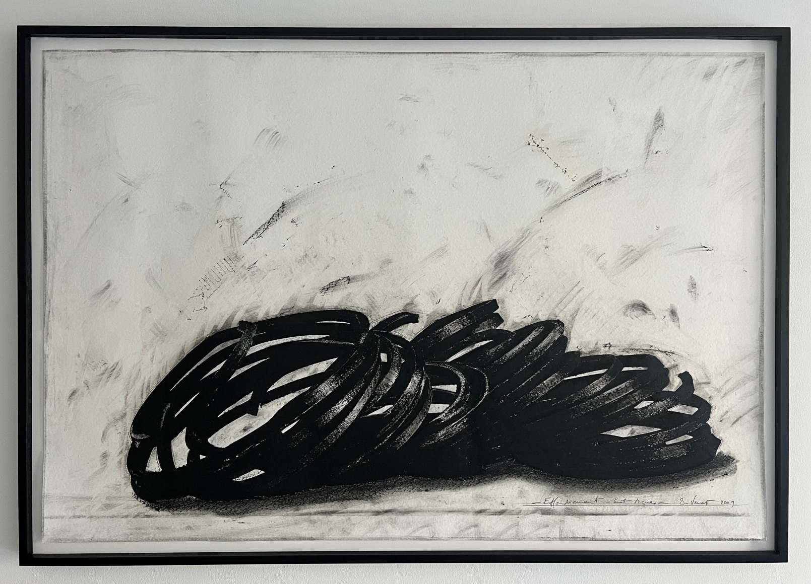 Bernar Venet Effondrement: Huit Lignes, 2009