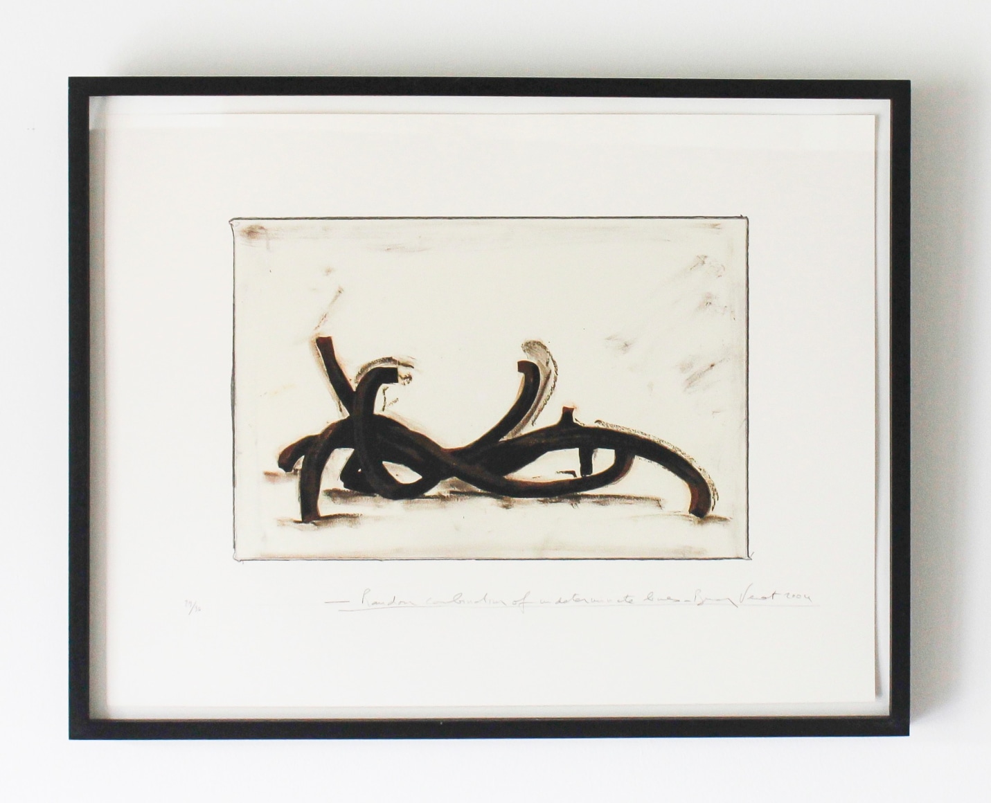 noir noir et noir  Bernar Venet ベルナール・ベネ NOIR NOIR ET NOIR by Bernar Venet - 1st HCDJ Marval 1991