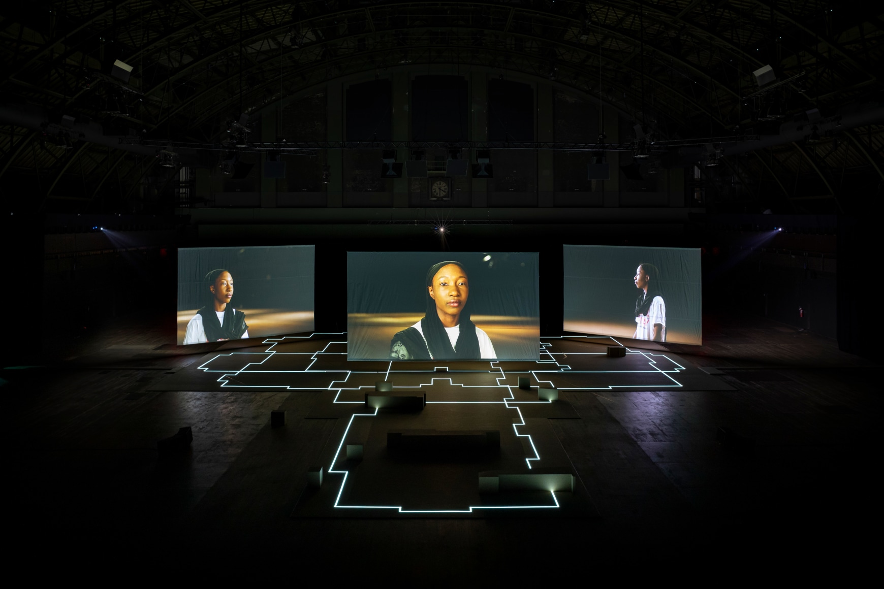 Hito Steyerl, Drill June 21 - July 20, 2019, Park Avenue Armory, New York