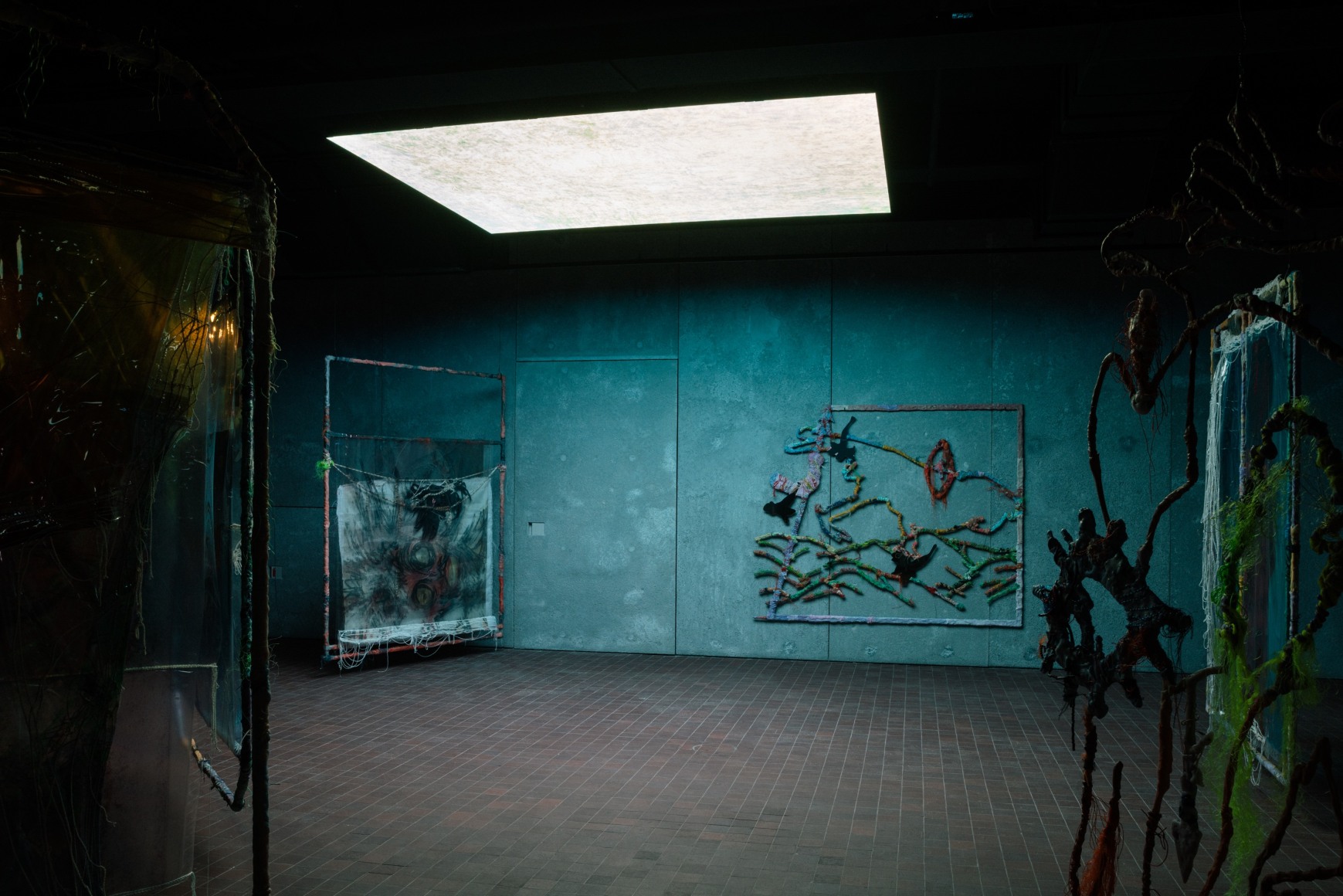 Julien Creuzet,&nbsp;Orpheus was musing upon braised words, under the light rain of a blazing fog, snakes are deaf and dumb anyway, oblivion buried in the depths of insomnia