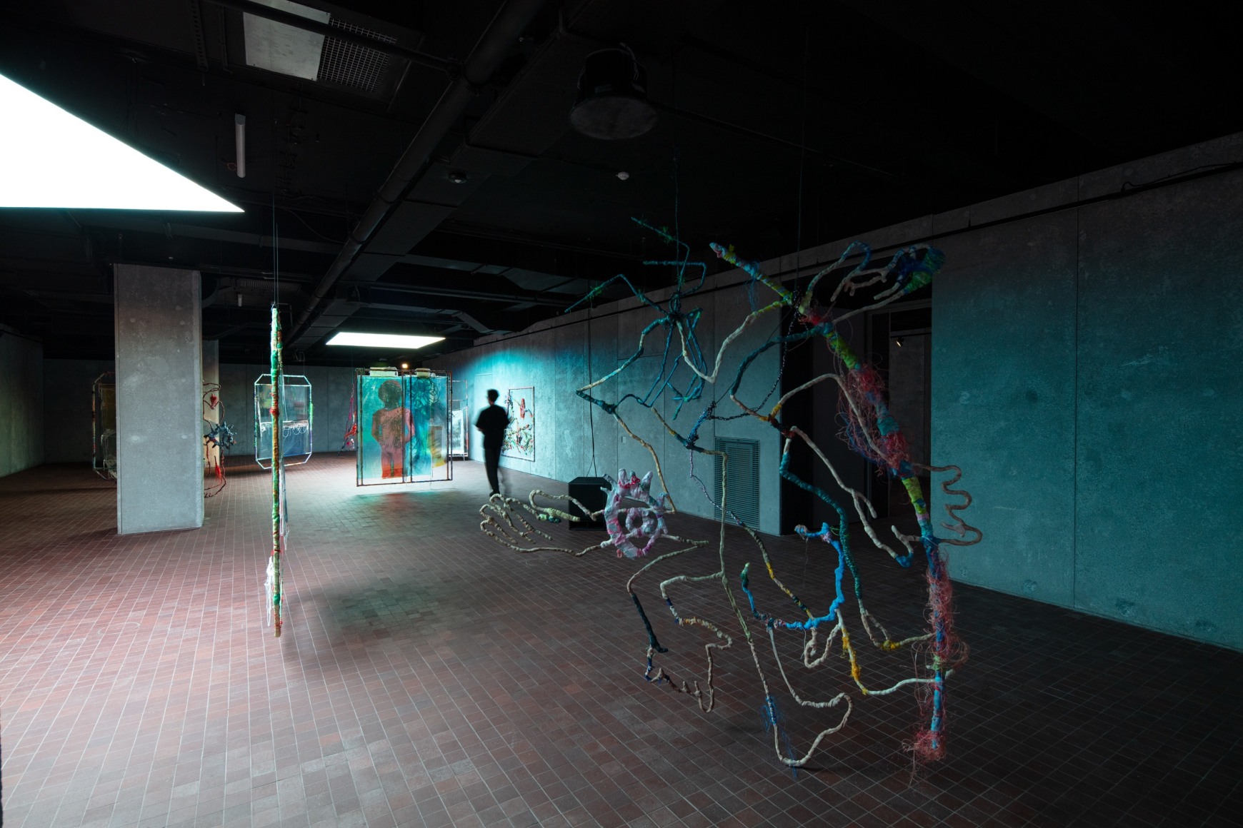 Julien Creuzet,&nbsp;Orpheus was musing upon braised words, under the light rain of a blazing fog, snakes are deaf and dumb anyway, oblivion buried in the depths of insomnia