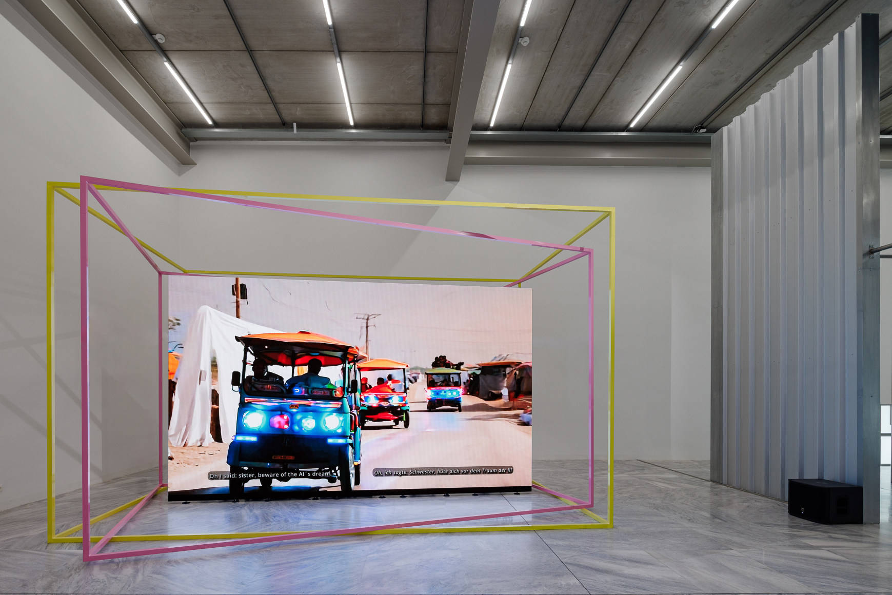 Hito Steyerl, Humanity Had the Bullet Go In Through One Ear and Out Through the Other