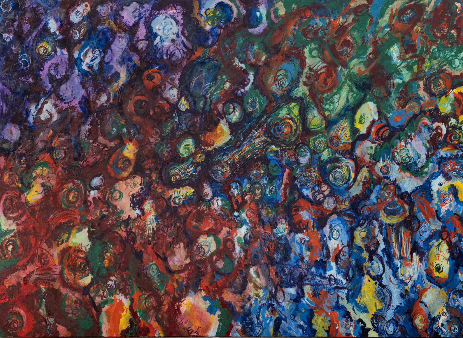 Moving Forces Behind Reality, 2022, Oil on linen