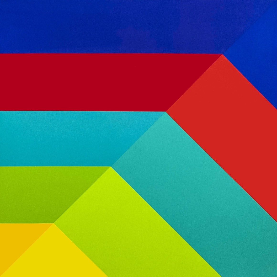 How Do You Like Your Love II, 2022, Liquitex with resin on panel