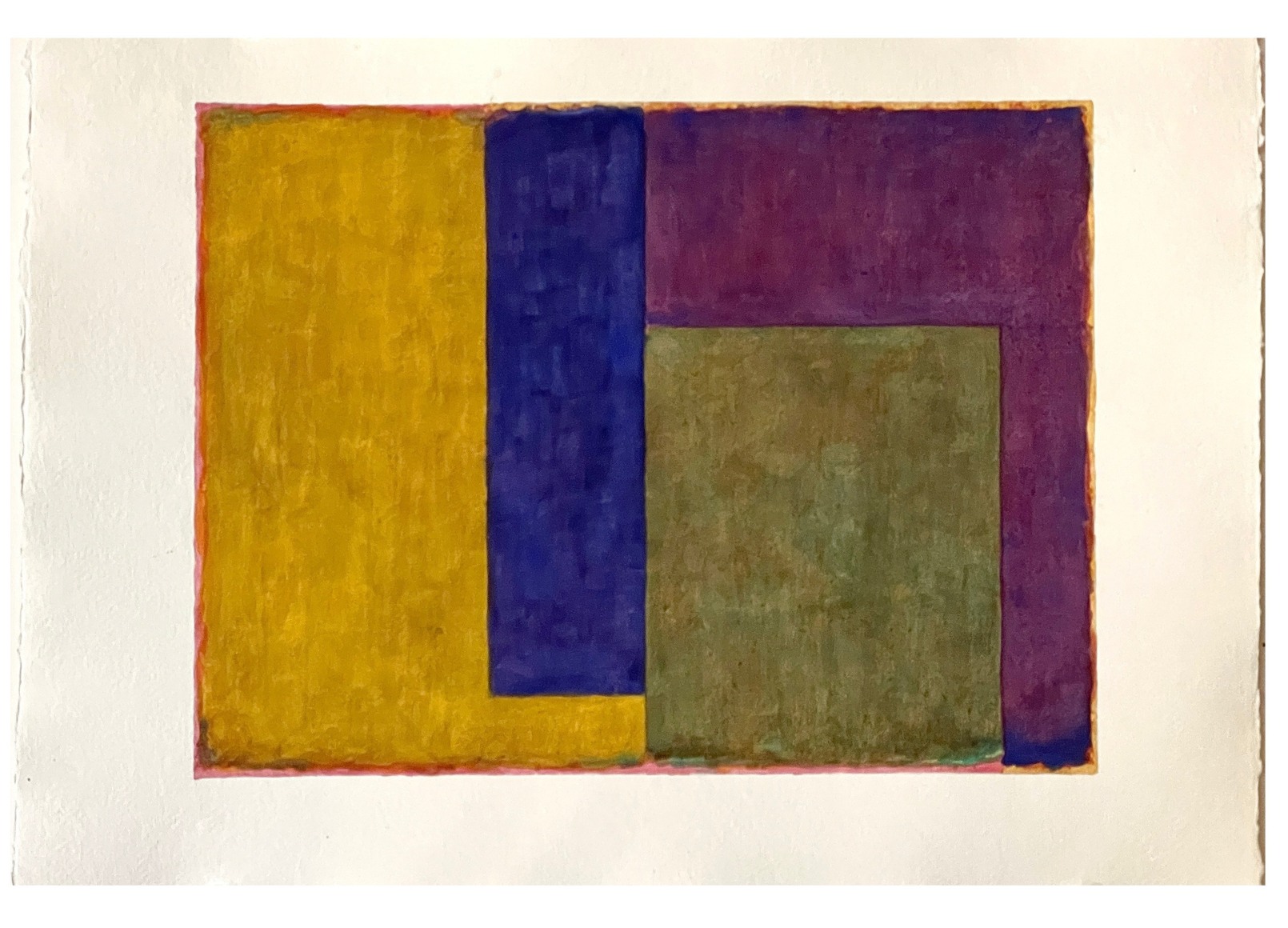 Untitled (WC 15), 2021, Watercolor on Khadi 140# handmade paper