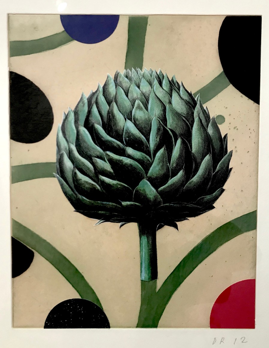 Dan Rizzie&nbsp;, Artichoke with Vines, 2012