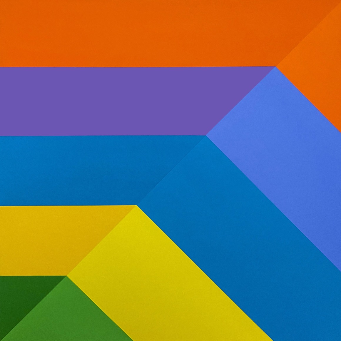 How Do You Like Your Love III, 2022, Liquitex with resin on panel