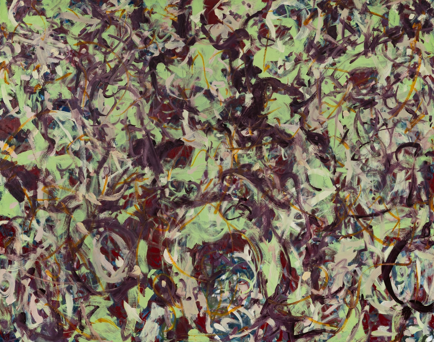 Green Energy Field, 2019, Oil on linen