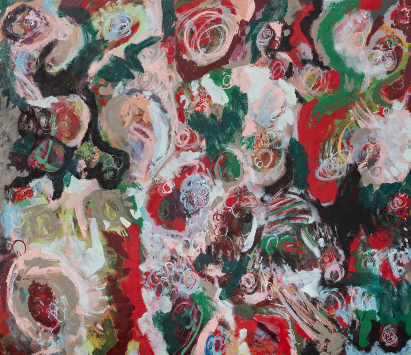 Floral Portraits and Landscape, 2022, Oil on linen