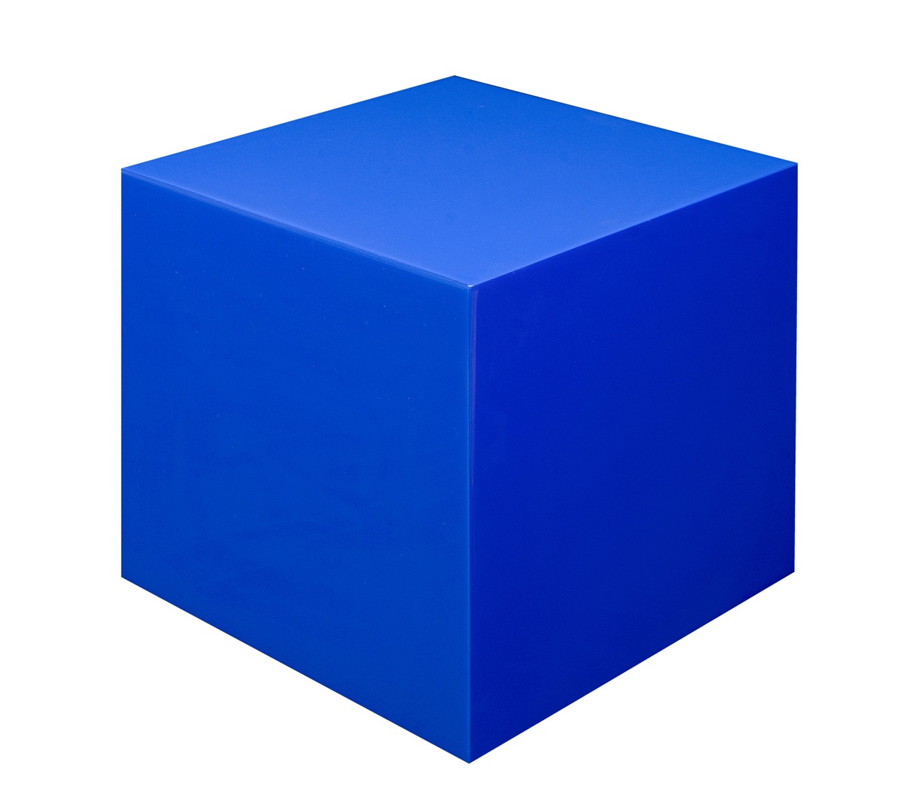 From the Inside, 2017, Liquitex with resin on cube