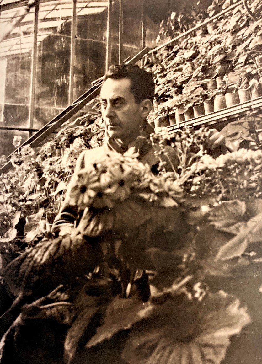 Self Portrait in Greenhouse, 1937-38