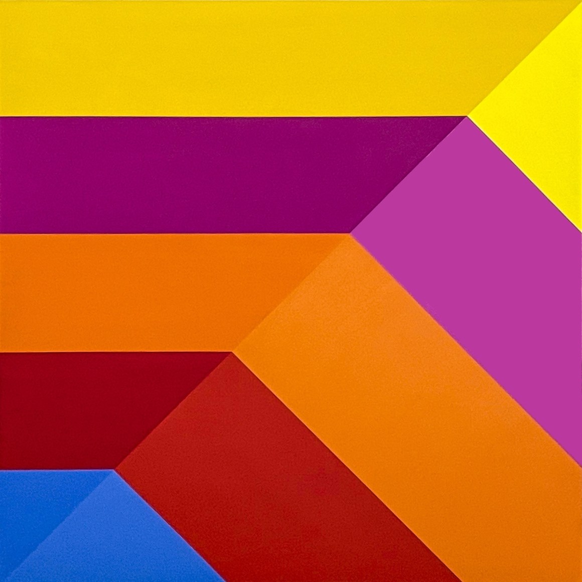 How Do You Like Your Love I, 2022, Liquitex with resin on panel